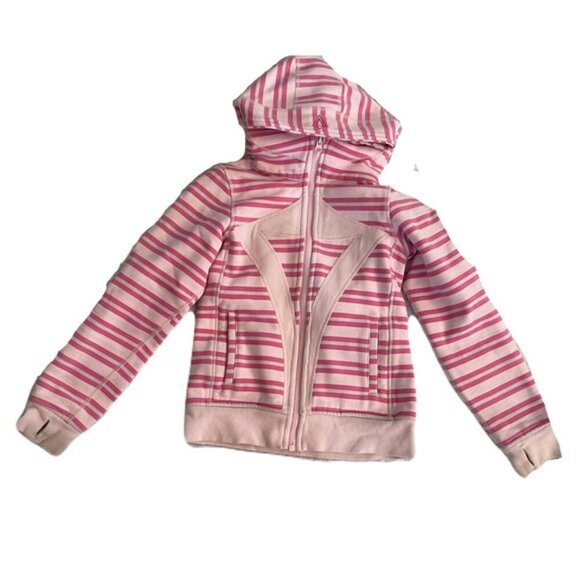 Ivivva Kids Pink Hoodie Full Zip Size 8 - Picture 1 of 5